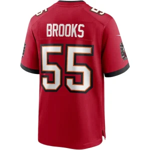Derrick brooks tampa bay buccaneers nike game retired player jersey Red L