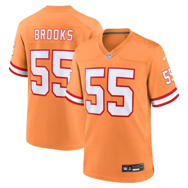 Derrick brooks tampa bay buccaneers nike throwback game jersey Orange