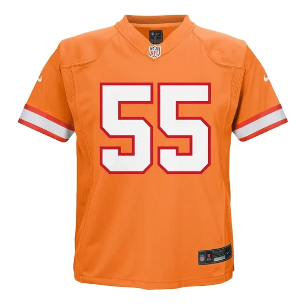 Derrick brooks tampa bay buccaneers nike toddler retired player game jersey Orange 3T