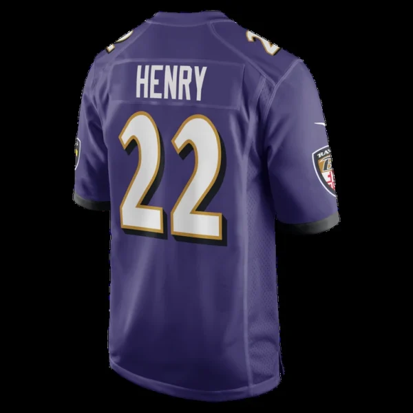 Derrick henry baltimore ravens nike game player jersey Purple L