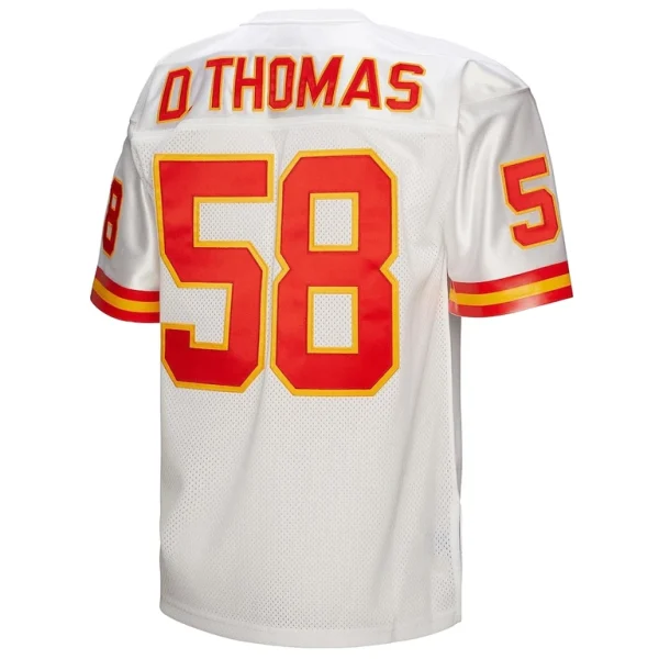 Derrick thomas kansas city chiefs 1994 mitchell ness authentic throwback retired player jersey White 44