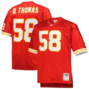 Derrick thomas kansas city chiefs mitchell ness big tall 1994 retired player replica jersey Red