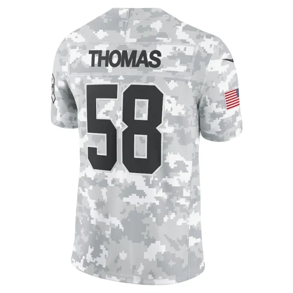 Derrick thomas kansas city chiefs nike 2024 salute to service retired player limited jersey Arctic camo L