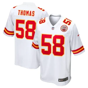 Derrick thomas kansas city chiefs nike retired player game jersey White