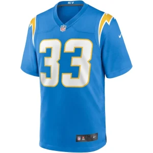 Derwin james los angeles chargers nike game player jersey Powder blue M