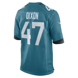 Deshaan dixon jacksonville jaguars nike team game player jersey Teal L