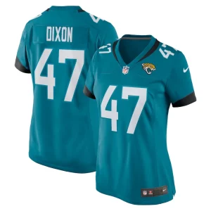Deshaan dixon jacksonville jaguars nike womens game player jersey Teal