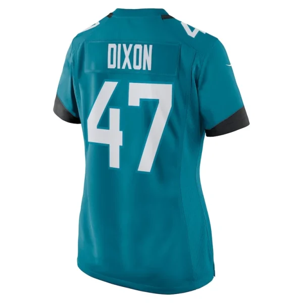 Deshaan dixon jacksonville jaguars nike womens game player jersey Teal L