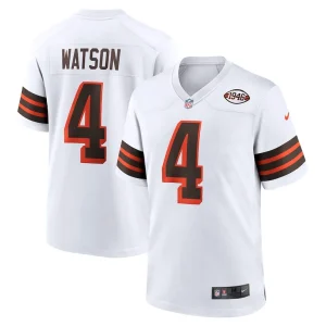 Deshaun watson cleveland browns nike alternate game jersey White