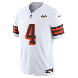 Deshaun watson cleveland browns nike vapor f.u.s.e. limited jersey White M
