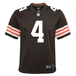 Deshaun watson cleveland browns nike youth game jersey Brown Yth M