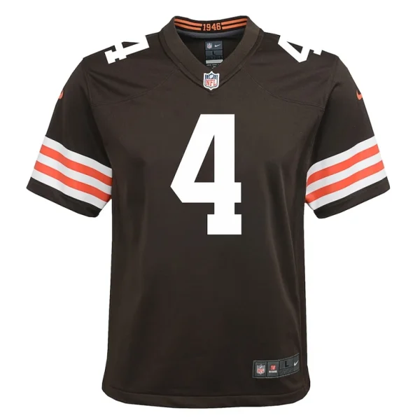 Deshaun watson cleveland browns nike youth game jersey Brown Yth M