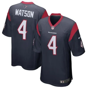Deshaun watson houston texans nike game jersey Navy