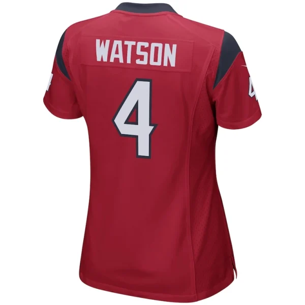 Deshaun watson houston texans nike womens team color game jersey Red L