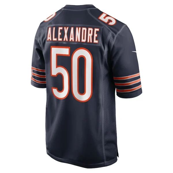 Deslin alexandre chicago bears nike team game jersey Navy L