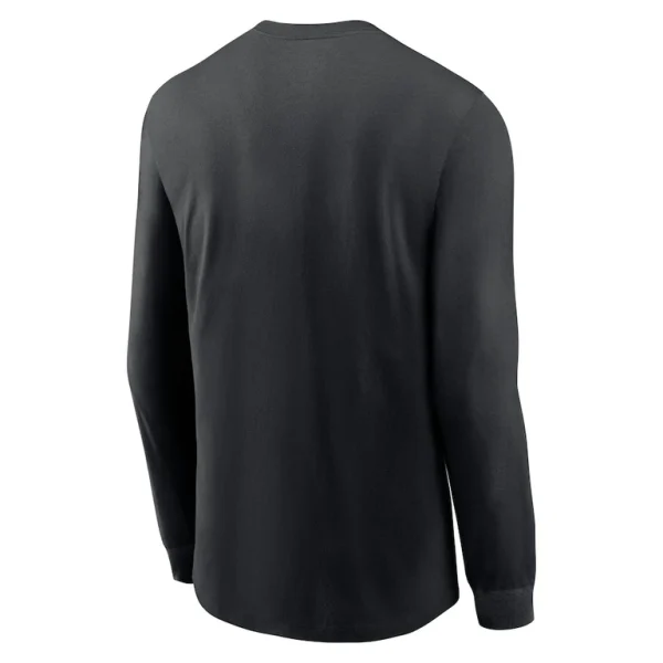 Detroit lions nike 2023 nfc north division champions locker room trophy collection long sleeve t shirt Black L