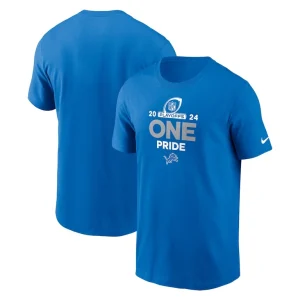 Detroit lions nike 2024 nfl playoffs t shirt Blue
