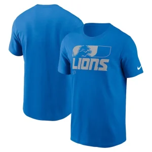 Detroit lions nike air essential t shirt Blue