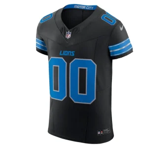 Detroit lions nike alternate vapor f.u.s.e. elite custom jersey Black 44