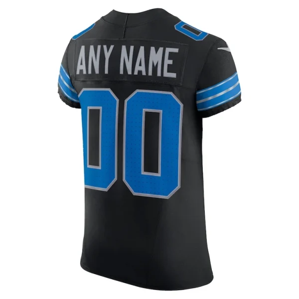 Detroit lions nike alternate vapor f.u.s.e. elite custom jersey Black 48