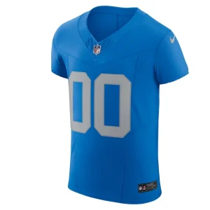 Detroit lions nike alternate vapor f.u.s.e. elite custom jersey Blue 44