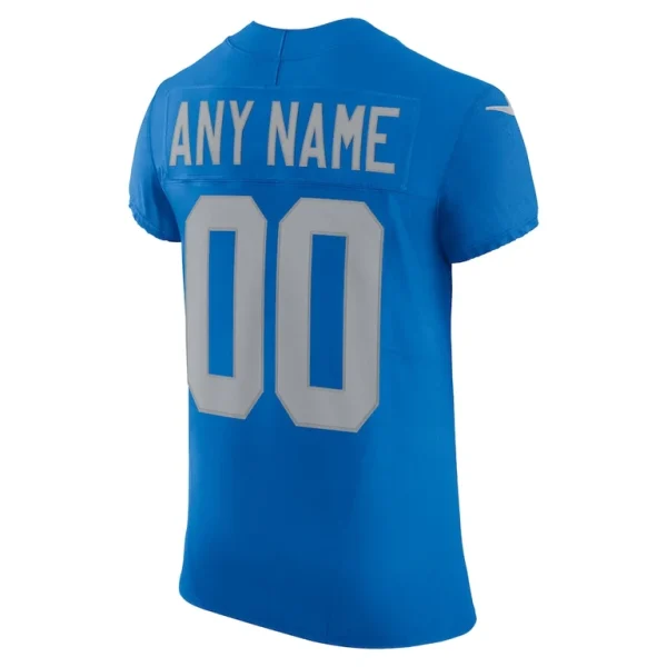 Detroit lions nike alternate vapor f.u.s.e. elite custom jersey Blue 48