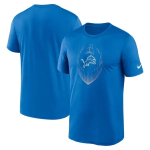 Detroit lions nike big tall blitz legend icon t shirt Royal