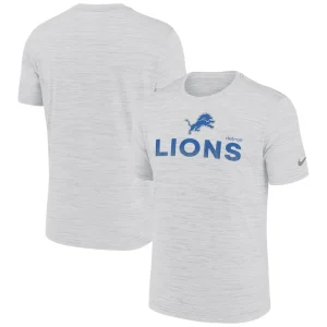 Detroit lions nike blitz velocity modern performance t shirt White