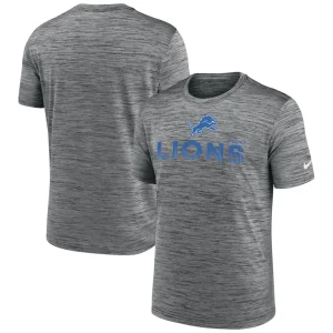 Detroit lions nike blitz velocity modern performance t shirt anthracite Multi