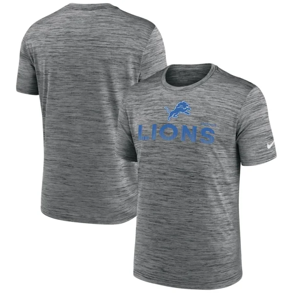 Detroit lions nike blitz velocity modern performance t shirt anthracite Multi