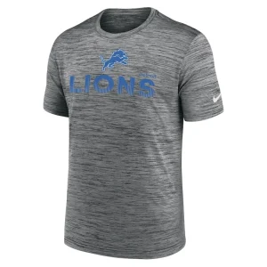 Detroit lions nike blitz velocity modern performance t shirt anthracite Multi M