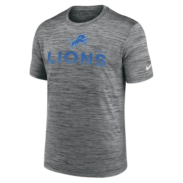 Detroit lions nike blitz velocity modern performance t shirt anthracite Multi M
