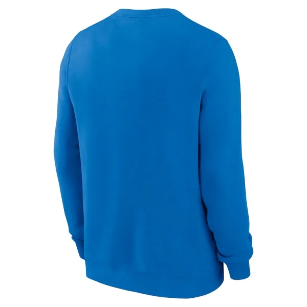 Detroit lions nike club pullover sweatshirt Blue L