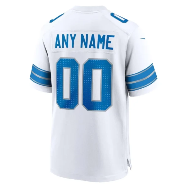 Detroit lions nike custom game jersey White L