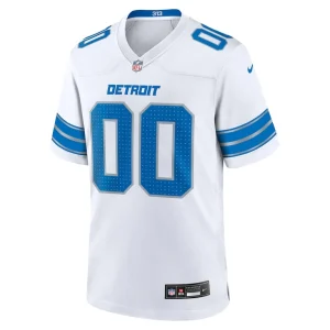 Detroit lions nike custom game jersey White M