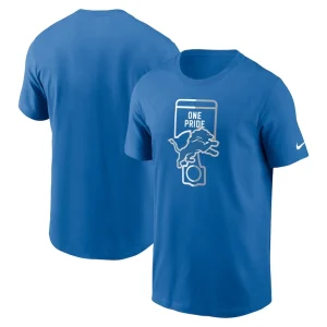 Detroit lions nike essential local phrase t shirt Blue