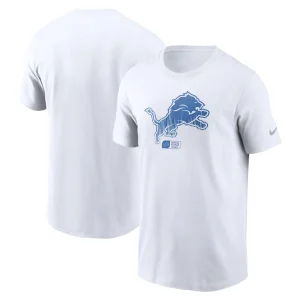 Detroit lions nike faded essential t shirt White