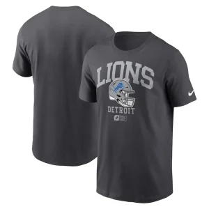 Detroit lions nike helmet essential t shirt anthracite Multi