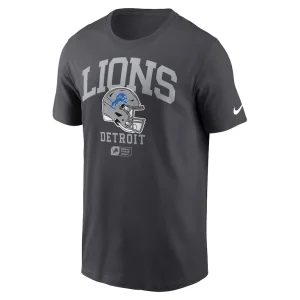 Detroit lions nike helmet essential t shirt anthracite Multi M