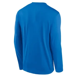 Detroit lions nike icon legend performance long sleeve t shirt Blue L