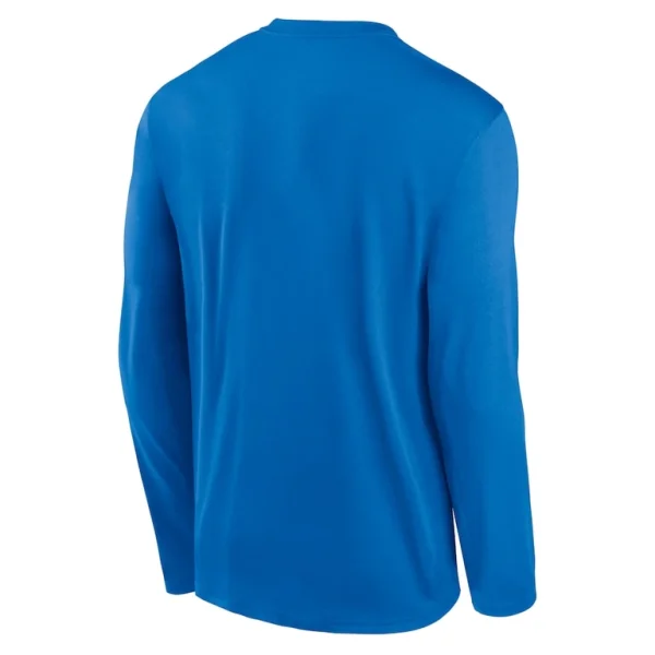 Detroit lions nike icon legend performance long sleeve t shirt Blue L