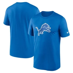 Detroit lions nike legend logo performance t shirt Blue