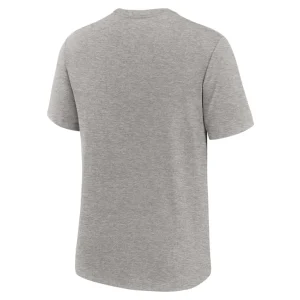 Detroit lions nike overlap lockup tri blend t shirt Heather gray L