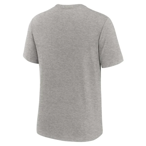 Detroit lions nike overlap lockup tri blend t shirt Heather gray L