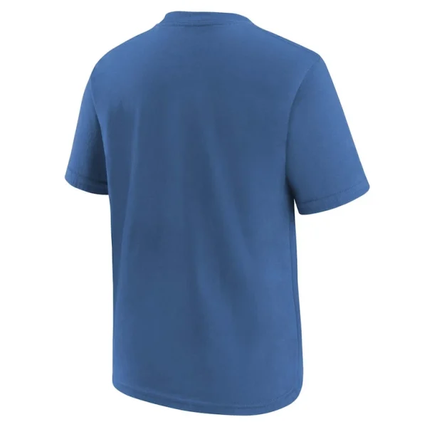 Detroit lions nike preschool team logo t shirt Blue 7