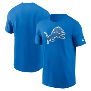 Detroit lions nike primary logo t shirt Blue