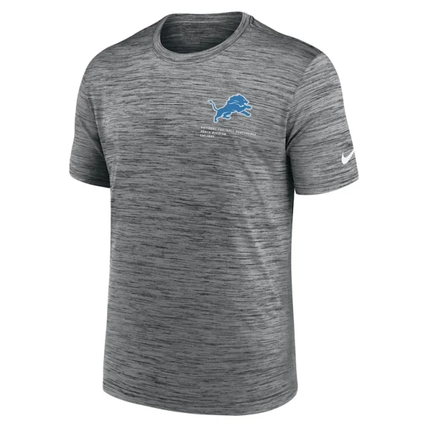 Detroit lions nike velocity performance t shirt anthracite Multi M