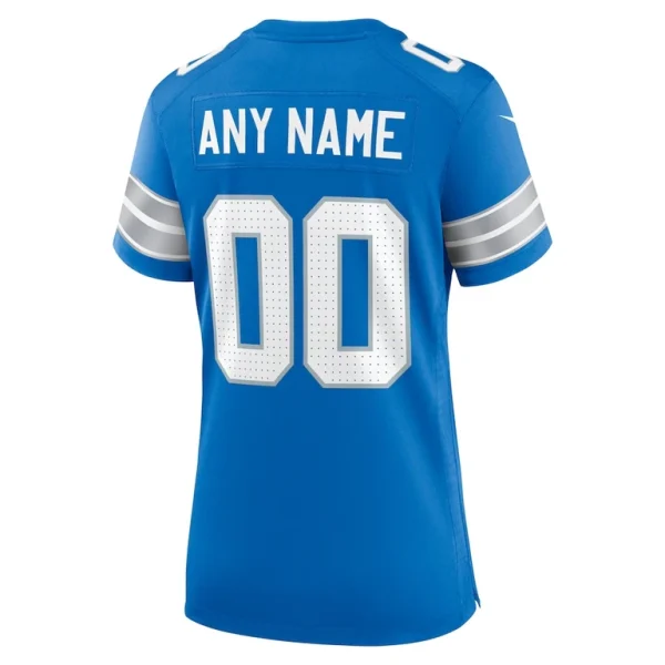 Detroit lions nike womens custom game jersey Blue L