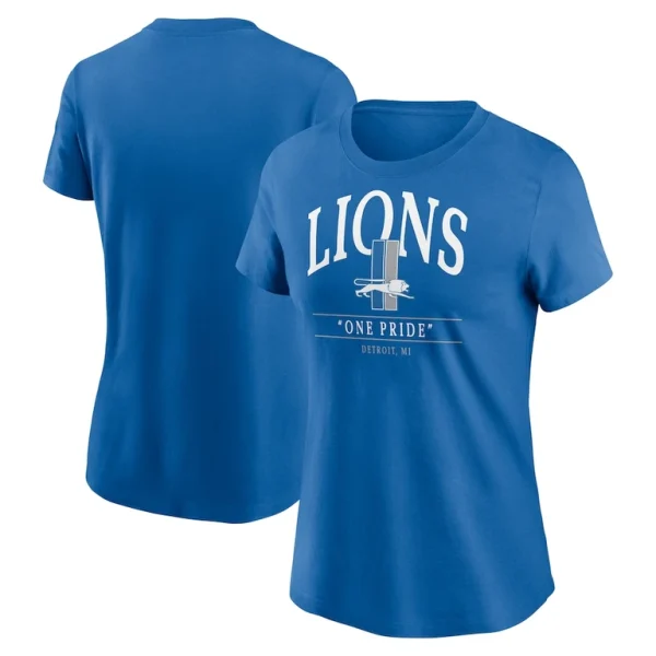 Detroit lions nike womens hometown local pack t shirt Blue