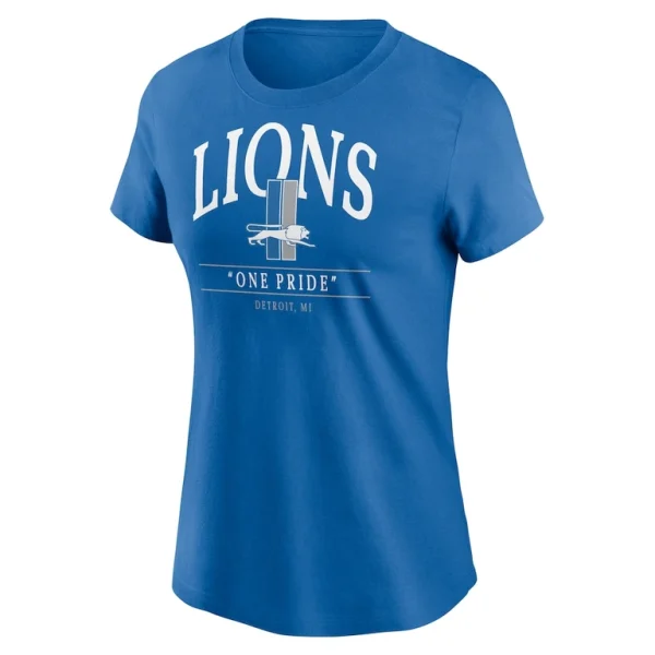 Detroit lions nike womens hometown local pack t shirt Blue M